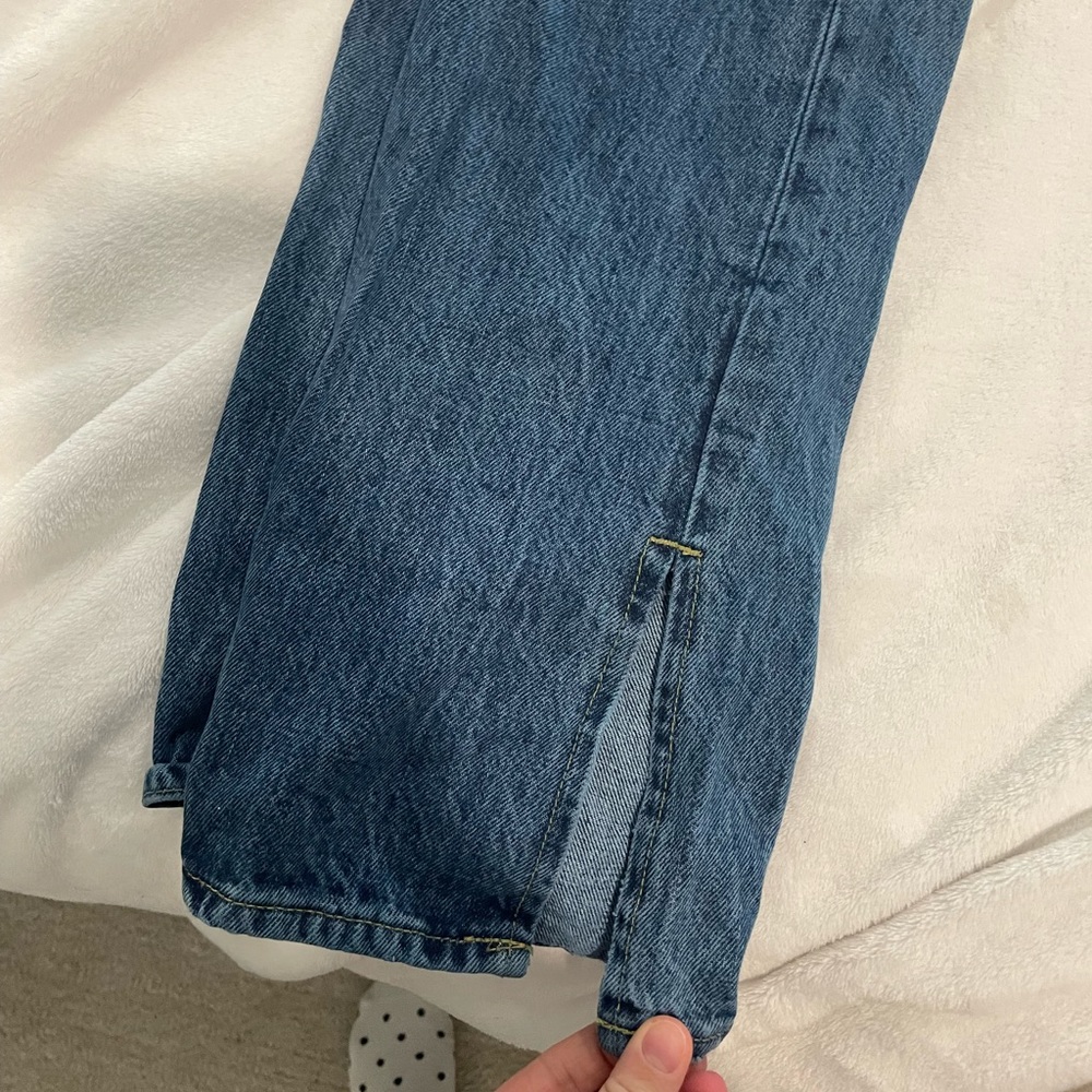 GOOD AMERICAN “Good Boy” High Waist Boyfriend Jeans womens size 4/27 - Picture 7 of 11